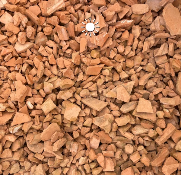 Brique concassée