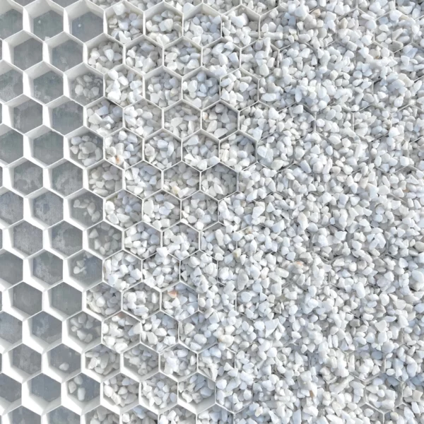 Dalle stabilisatrice gravier blanc