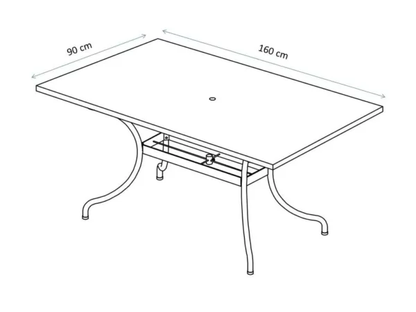 Table rectangulaire Mozaik