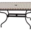 Table rectangulaire Mozaik avec chaises