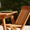 Chaises pliantes en teck DENPASAR (lot de 2)
