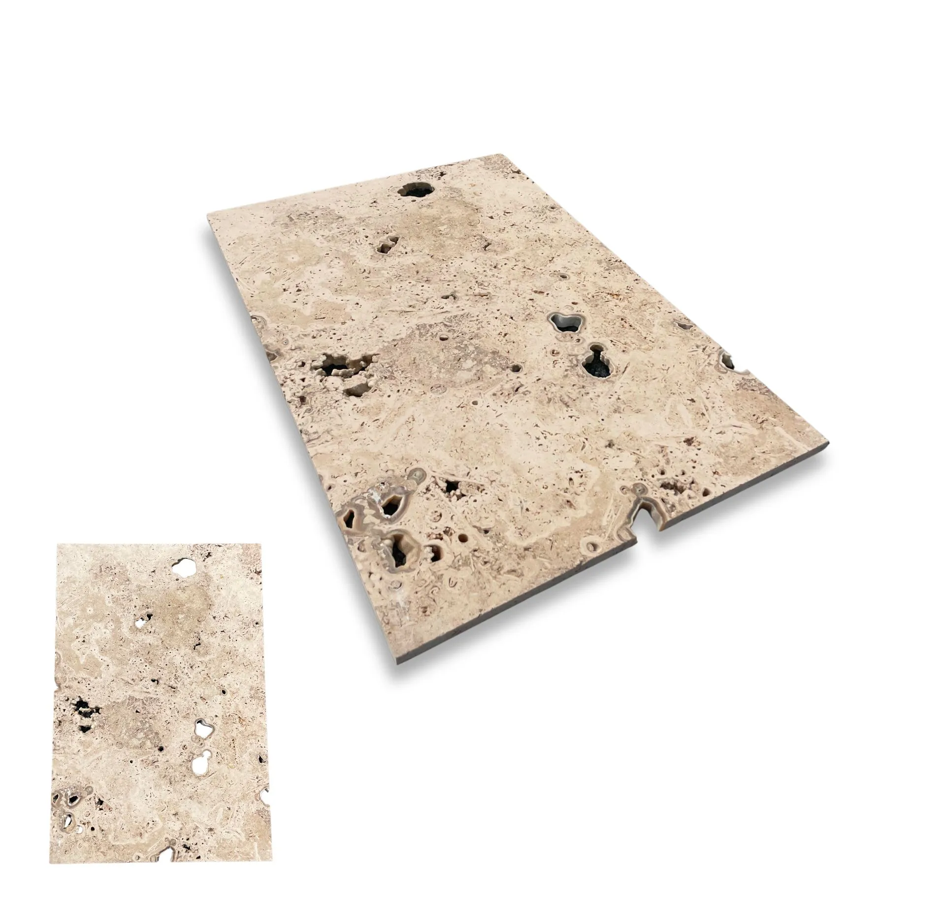Dalle travertin 3e choix 60x40cm