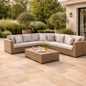 DALLE Travertin opus CLASSIC MIX 1ER CHOIX 4F 1.2CM