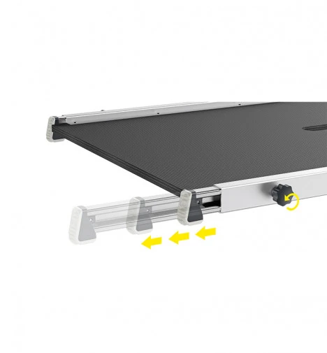 Plateforme de travail escalier Hailo TP1 aluminium