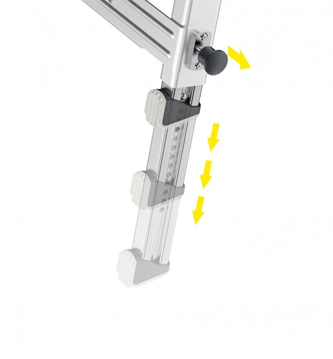 Plateforme de travail escalier Hailo TP1 aluminium